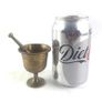 Vintage Solid Brass Mortar And Pestle Set Image 8