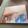 XL Framed Original Art Original Abstract Painting Image 6