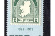 1972 Ireland 50th Anniversary of the First Irish Postage Stamp Commemorative Stamp Mint Never Hinged (MNH)
