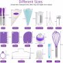 Cake Decorating Kit,137pcs Cake Decorating Supplies with Cake Turntable for Decorating Image 4
