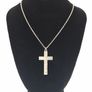 925 vintage Sterling silver cross necklace Image 8