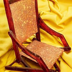 Pristine Antique Victorian Childs Campaign Chair