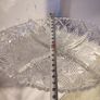 1960 VINTAG FLAT on FOOT in French crystal with 4 compartments. Image 5