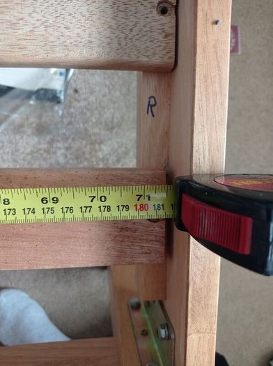 king bed frame light oak