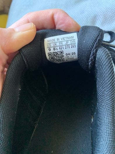 Adidas black runners