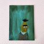 Framed Sesame Street "Bert" Acrylic painting on canvas Image 6