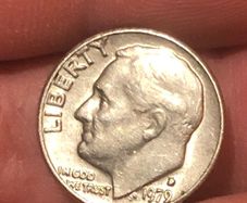 Error 1979 D Dime "Filled D"