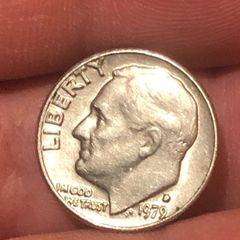 Error 1979 D Dime "Filled D"