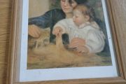 Framed Mother and Child Print for Sale
