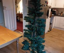 Slim line Artificial Christmas Tree