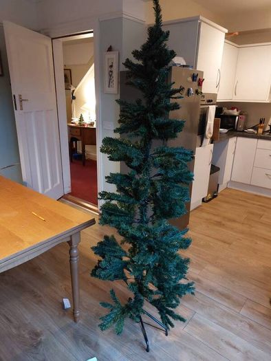 Slim line Artificial Christmas Tree