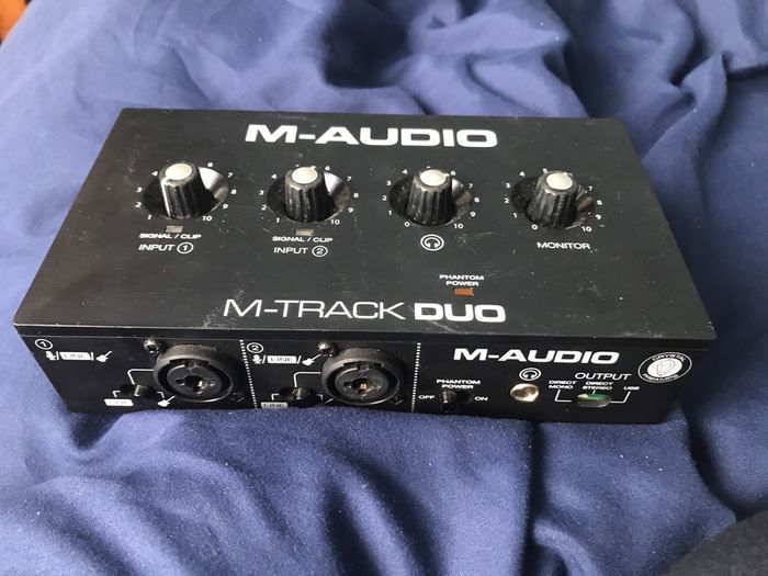 audio interface  m audio m track duo