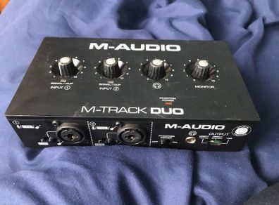 audio interface  m audio m track duo