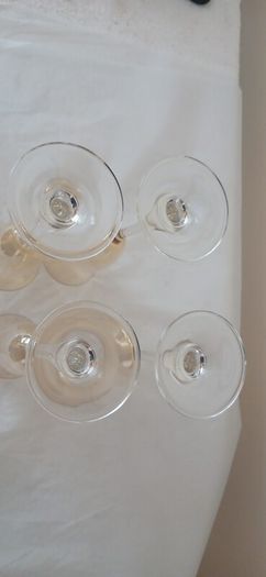 Elegant Amber Iridescent Champagne Flutes (Set of 4)
