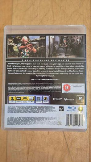 Max Payne 3  PS3  Original PAL