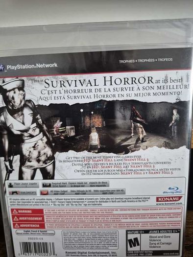 Silent Hill HD Collection PS3, Silent Hill 2 & 3, NEW-SEALED