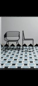 41zero42 Italian Designer Porcelain Tiles Blue, grey, black Geometric Pattern