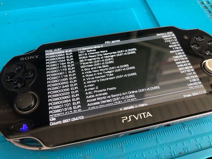 PSVITA - Refurbished Playstation Vita OLED Model - Custom Firmware with MASSIVE 512GB memory card worth EUR100 alone