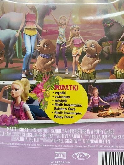 Barbie & Her Sisters in a Puppy Chase DVD