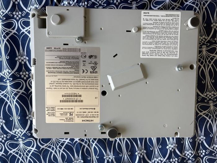 HITACHI CP-EX300N , and ceiling mount