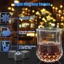 Whiskey Stones and Glasses Gift Set, 2 Bourbon Glasses and 8 Granite Ice Cubes, Valentine's Father's Day Birthday Santa Christmas Present for Men Dad (FREE POSTAGE) Image 6