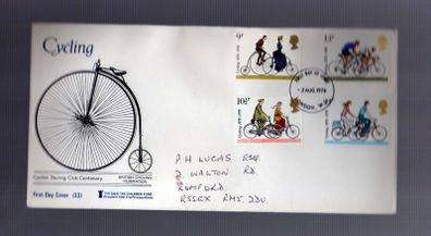 Cycling - British Cycling Federation (1978) - First Day Cover(Stamps)