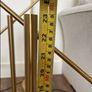 Pair of Contemporary gold table desk floor lights set of 2 Image 8