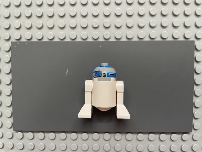 lego Star Wars sw0217 Astromech Droid, R2-D2 minifigure, Light Bluish Gray Head