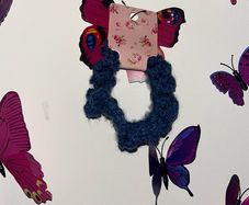 Navy Scrunchie