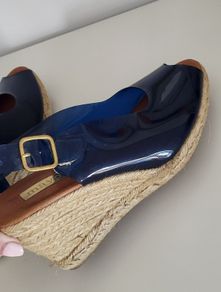 Maypol navy wedge Sz 41 (Fit 7-7.5UK)