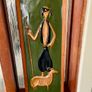 Superb Mid Century Modern Framed Decorative Wall Art in Cold Painted Copper Image 6