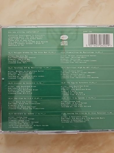 (Artificial Intelligence) CD - Electronic Listening Music From Warp