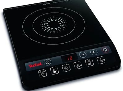 Everyday Portable Electric Induction Hob, 2 hours timer, 6 functions, 9 power level, 2100W, Kitchen, Student, Cooking, Caravan, Party, Black,