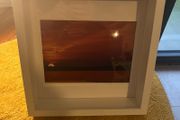 Red Sunset, Dun Laoghaire, Dublin Print - West Pier DLR
