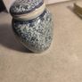 Vintage Embossed Flower Ceramic Jar  Tank Porcelain Crafts Home Decor Image 9