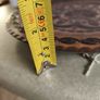 Vintage 1960s Polish Folk Art Handcrafted Carved Wood Plate for wall hanging. 11 inches dimeter or  28 CM. Image 3