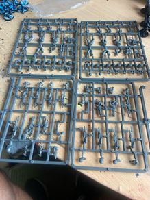 Warhammer 40k Cadian Shock Troops x 10