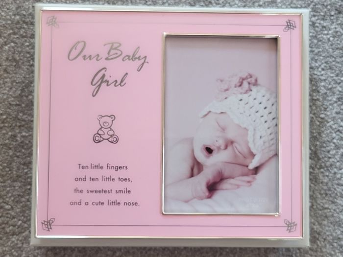 Frame Pink Baby Girl