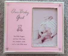 Frame Pink Baby Girl