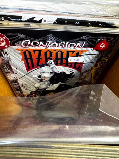 DC Long Comic Box w 250 comics for Sale (2)
