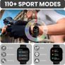 Smart Watch for Men Women Answer/Make Call, 1.95" HD Screen Fitness Watch with Heart Rate/Sleep/Stress Monitor, New Smartwatch with 110+ Sport Modes, IP68 Waterproof Activity Tracker for Android iOS Image 3