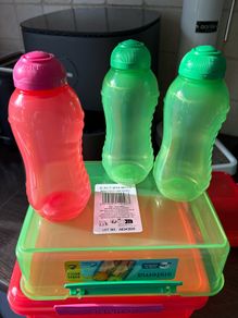 3 Sistema 380ml bottles