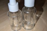 Small glass dropper bottles