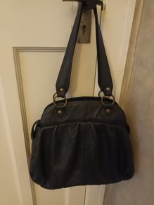 Black Leather Handbag