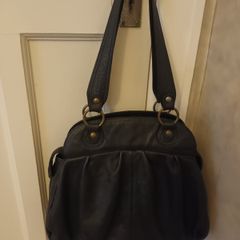 Black Leather Handbag