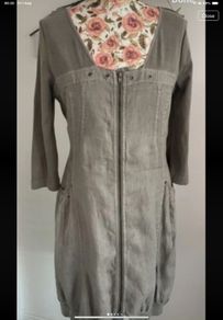 dress Bnwt 100% linen dress size 38 European brand simclan
