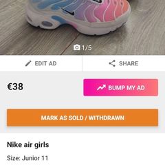 nike girls runners