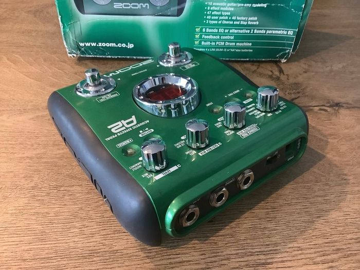 Zoom A2 acoustic guitar multi-effects processor pedal