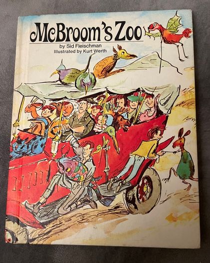 Vintage Book - 1972 McBroom's Zoo - Sid Fleischman - Hardcover