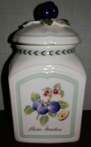 Large Villeroy & Boch French Charm Kitchen Jar with lid 48 euro